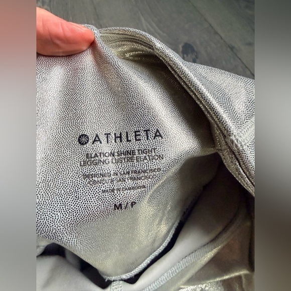 Athleta Elation Shine Tight Size Medium - Picture 6 of 8